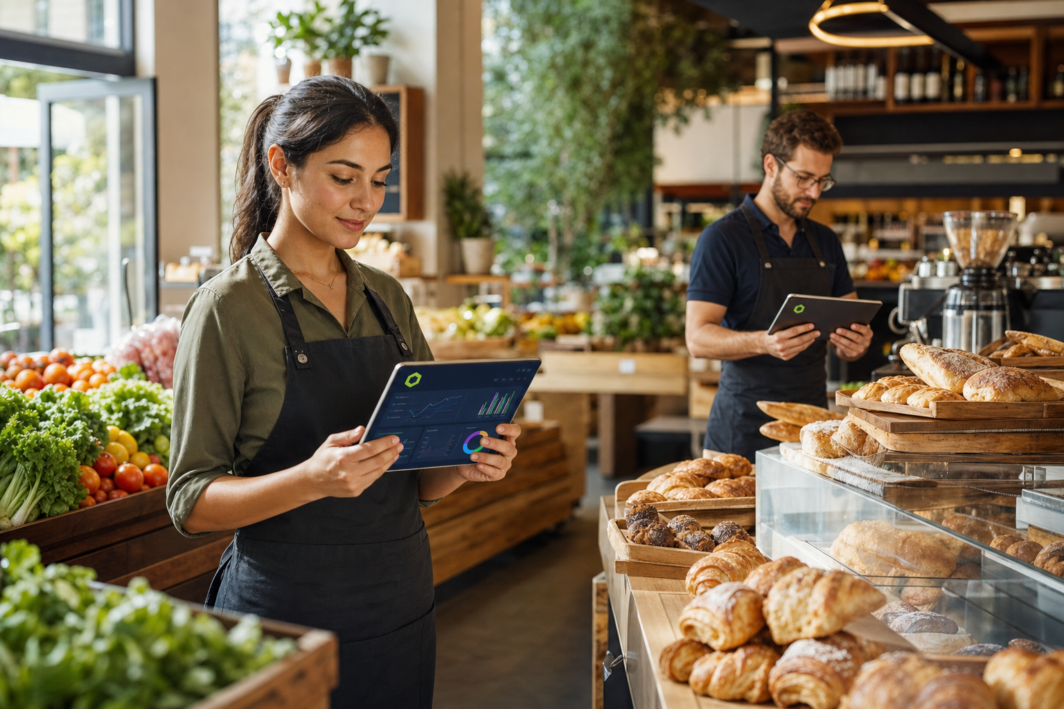Grocery prepared foods and specialty retail staff using MiseCentral
