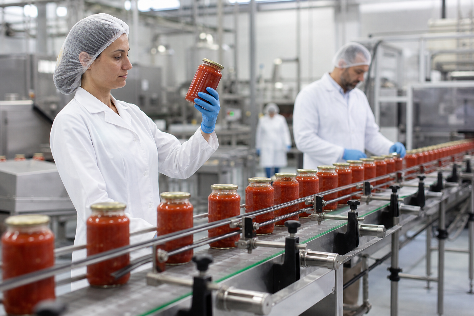 Production vertical hub for food manufacturing