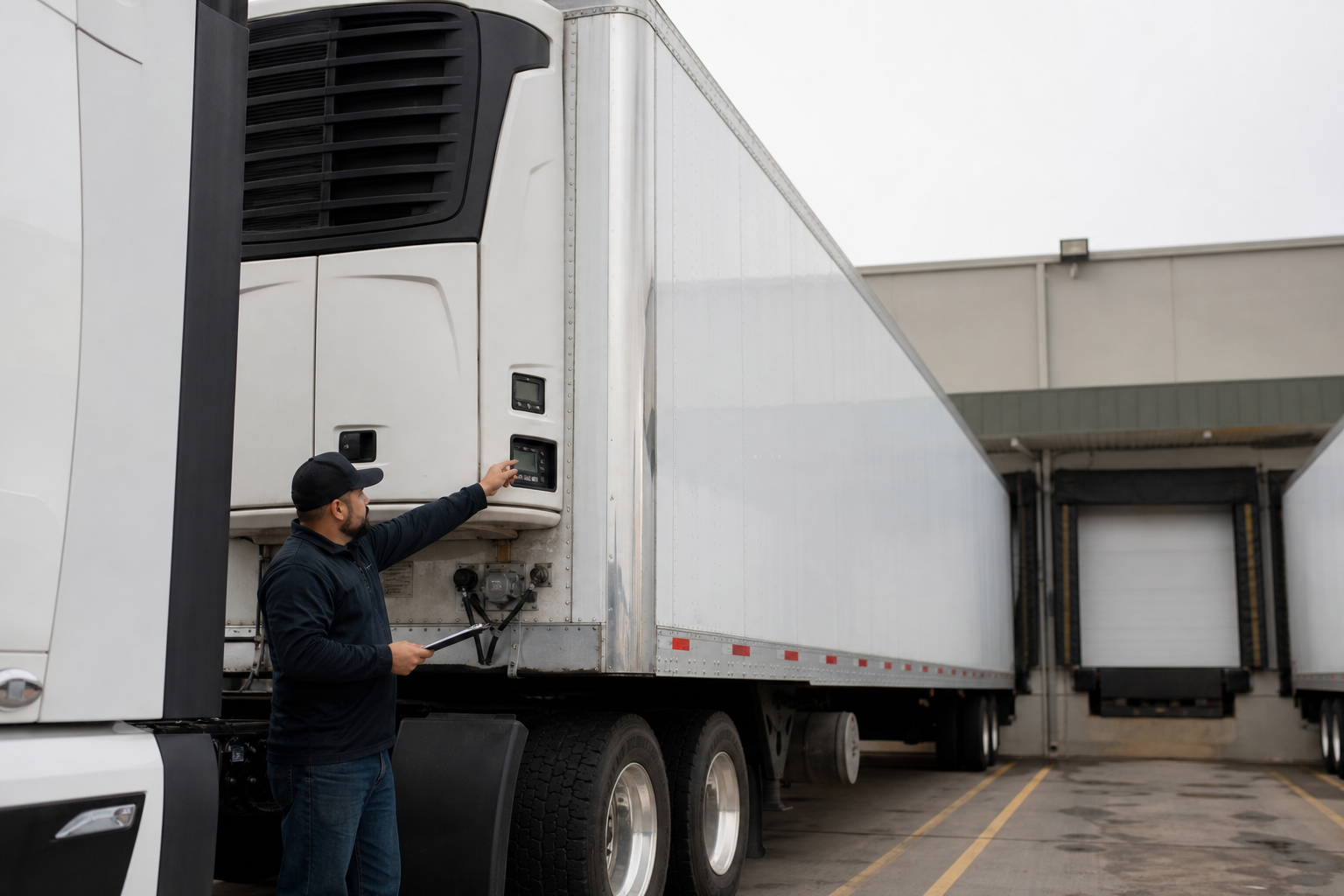 Dedicated reefer fleet with pre-trip inspection, lane custody monitoring, and temperature compliance across food distribution routes